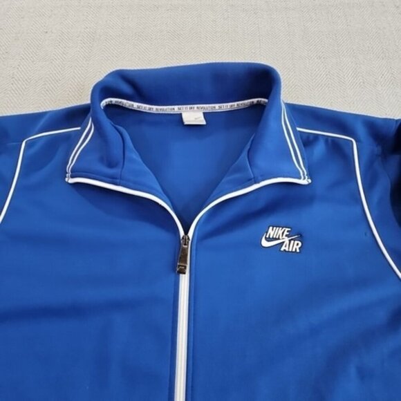 Nike Air Full Zip Jacket Men's Size XXL Navy Blue Long Sleeve EUC Set It Off - Picture 4 of 16